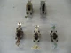 5 OLD VINTAGE SWITCHES BAKELITE BRYANT  EAGLE 3 WAY  P&S  BROWN     E