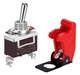 DaierTek Safety Cover Toggle Switch Guard Screw ON/OFF with Cover, Red 