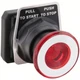 Dayton Push Button, 30Mm, Push/Pull, Mushroom, Rd