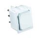S475 Rocker Switch 5 Amp Momentary On / Off Momentary On DPDT White DC Electr...