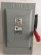 SIEMENS HNF362 60 AMP 600 VOLT 3 PHASE NON-FUSED INDOOR DISCONNECT..D-1751
