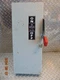 (1) GE TH3363 100A 100 AMP FUSIBLE DISCONNECT SWITCH 600VAC/250VDC SWITCH