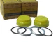 Square D KU-6 , Class 9001 Series B Protective Cap , Yellow (New - Lot of 2)