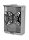 Milbank U7487-RL-TG-KK 1 Phase Ringless Meter Socket With Horn Bypass 4 Jaw 1...