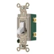 HUBBELL HBL3032W Wall Switch,Off Wht,30A;Bk;Side,DblPole 52HF31