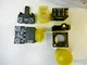 Qty 3 Siemens 3SB3248-6AA30 120V 22mm Round Amber Panel Mount Indicator Lamp NIB