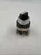 ALLEN BRADLEY 800T-J2KC1 /T SELECTOR SWITCH W/ (2) 800T-XA /D CONTACT BLOCK