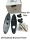 Baldwin 6546-102-ENTR Entry Door Knob Set Oil Rubbed Bronze Wilmington NOS