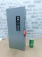GE Heavy Duty Safety Switch 60 amp TH3362, Model 10, 600 VAC Type 1 Indoor Encl