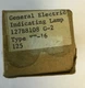 GENERAL ELECTRIC 127B8108G-2 INDICATING LAMP 125VDC TYPE ET-16