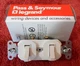PASS & SEYMOUR Legrand 690-WG PIGGYBACK SWITCH W/ (2) 1-POLE SWITCHES, Qty 1