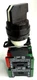 SQUARE D 2-POSITION SELECTOR SWITCH 28MM WITH 9001 DA11 CONTACT BLOCK