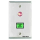 SECURITRON PB3EAR Push Button,Plastic,Surface Mounted 36RM54