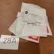 LOT OF 5 Allen-Bradley 800H-W371 30mm Push Button Legend Plate RED