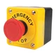 Omron A22em02b Push Buttn Cntrol Station, 1Nc, Mshrm Head