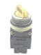 USED GOOD  GE GENERAL ELECTRIC CR104G MOMENTARY SWITCH, YELLOW KNOB (A303)