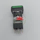 1PCS Fuji Green Illuminated Button AH164-TL AH164TL New