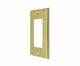Deltana SWP4754 Single Rocker Switch Plate | Solid Brass | 9 Finishes