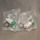 New Lot Of 2 Schneider XB7-EV0-BP Green LED Pilot Light