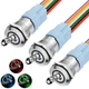 DaierTek Lighted 12V Waterproof Toggle Switch IP67 TS16-11EL-3PCS[upgraded] 