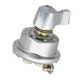 Zeenparts Rotary Switch SW710 50 Amp 12V Forward Reverse, Silver, 3 Silver 
