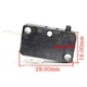 DEFOND DMC-1115 Micro Limit Switch 2 Pins 15A  250VAC T85 NC. Com. Pin No Rod