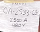 EATON PRINGLE SWITCH 2500 AMP QA2533CBC