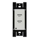 Low-Voltage Pushbutton Station, 1-Gang, 2 Button On/Off by Leviton, White