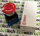 Idec AVW411-R Pushbutton switch, E-Stop, 40mm, pushlock twist reset