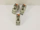 (3) ABB CR-M230AC2L (1SVR405611R3100) Relay 230V Coil, 12A @ 250V CR-M4SS Socket