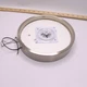 Hampton Bay Adjustable CCT Integrated LED Flush Mount Base Socket Brushed Nickel