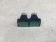Lot Of 2 Fuji AH165-ZT1 Green Illuminated Lamp (24V) #1020I46*AD