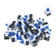 Antrader 30 Pcs Micro Push Button Switch, 6 Pin DPDT Self-Locking Power On/Of...