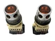 FUJI ELECTRIC ORANGE ILLUMINATED PUSH BUTTON AH30-L2 600V AC  10A  **LOT OF 2**