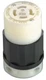 Leviton 2423 20 Amp, 250 Volt 3-Phase, NEMA L15-20R, 3P, 4W, Locking Connector L