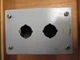 Hammond Push Button Station 1437B 2 hole Used