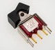 C&K 7101-J1-V3BE 2 Position ON-NONE-ON SPDT Rocker, PCB Mount, NOS