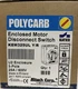 New KATKO KEM325UL Y/R enclosed motor disconnect switch 3-pole 25A 300V U2