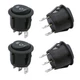 TWTADE / 4Pcs Momentary Boat Rocker Switch 3 Pin 3 Position(ON)-Off-(ON) SPDT...