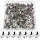 WMYCONGCONG 150 PCS 3 Pin 2 Position 1P2T SPDT Vertical Micro Slide Black