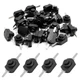 Litoexpe 50pcs Black Latching Mini ON/Off Switch SelfLock Micro Push Button S...