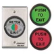 Securitron Pb5e Push To Exit Button, Dpdt, (3) Lens, 5A