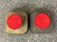 * LOT OF 2 * Allen-Bradley 800T-A6 Red Pushbuttons Push Buttons, Series A, N