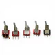 C&K 7101 Alco MST105D Toggle Switch SPDT On-On Panel Mount - Lot of 5