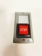 SQUARE D RED STOP PUSH BOTON STATION 9001BG103