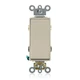 Leviton 20-Amp 120/277V Decora Plus 4-Way Quiet Rocker Switch 5624-2I Ivory A