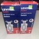 2 Leviton S04-CS220-2WS 20 Amp White Commercial Grade AC Quiet Switch Toggle