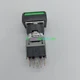 1PCS Fuji Green Illuminated Button AH164-TL AH164TL New