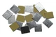 Z Palette 1 Pk 30 Square Metal Stickers for Makeup Z Palettes