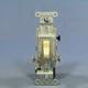 Hubbell CS320I Ivory 3-Way Commercial Toggle Wall Light Switch 20A 120/277V Box